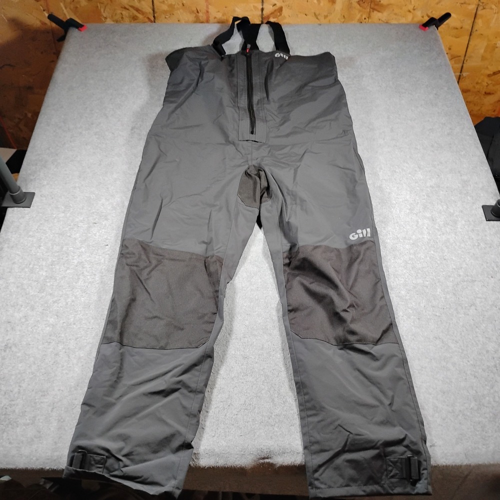 Gill OS3 Coastal Trouser Mens XL Charcoal Sailing Bib Waterproof Fishing Pants